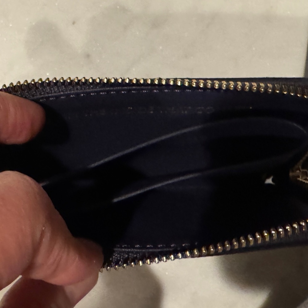 Ted Baker Lulu Blue and Cream Polka Dot Wallet - Picture 4 of 7